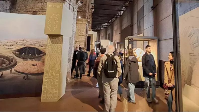 Göbeklitepe Roma'da rekor kırdı; kolezyum arkeolojik parkına ziyaretçi akını