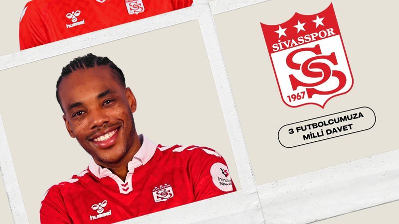 Sivasspor'da 3 isme milli davet