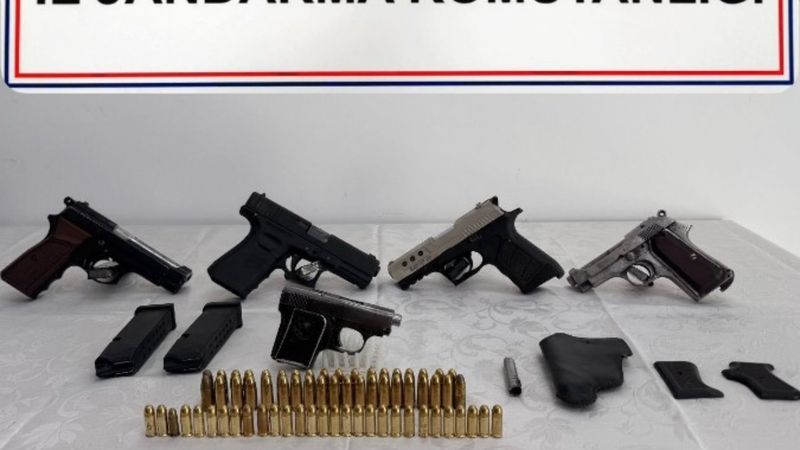 Denizli'de kaçak silah operasyonu