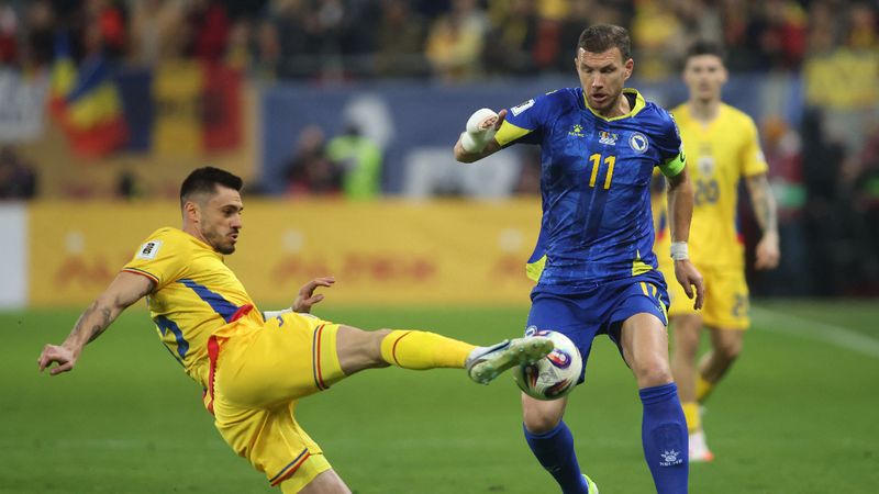 Edin Dzeko'nun burnu kırıldı