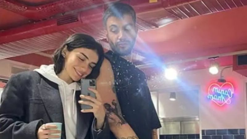 İnci Taneleri'nin Dilber'i Hazar Ergüçlü sevgilisiyle Kıbrıs'a gitti