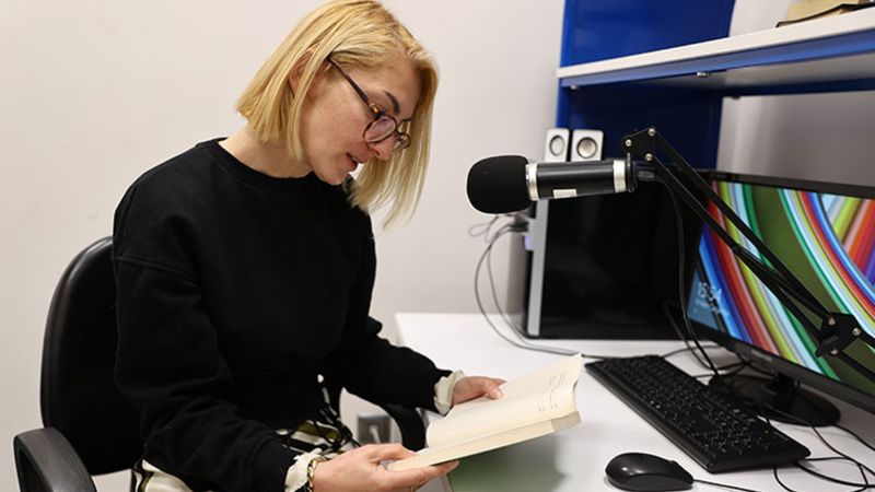 Samsun'da görme engelli bireyler için dijital kütüphane