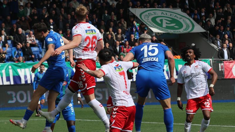 Rizespor - Sivasspor maçında kazanan çıkmadı