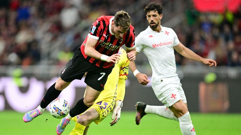Fiorentina maçında Milan'a geri dönüş yetmedi