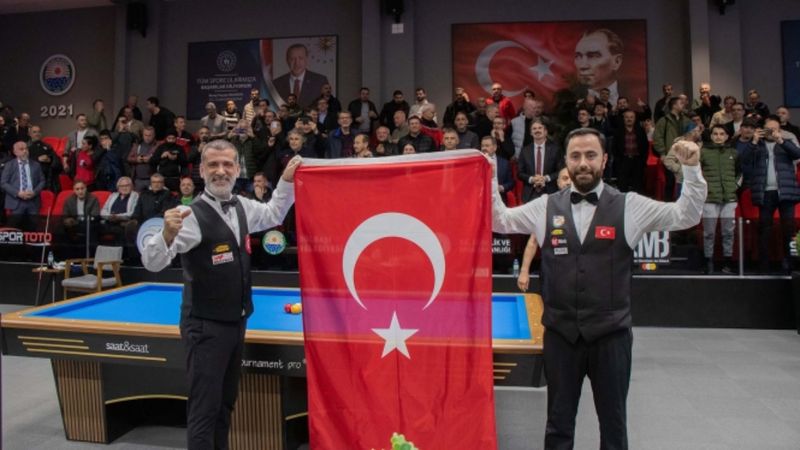 Türk takımı 3 bant bilardoda Avrupa şampiyonu