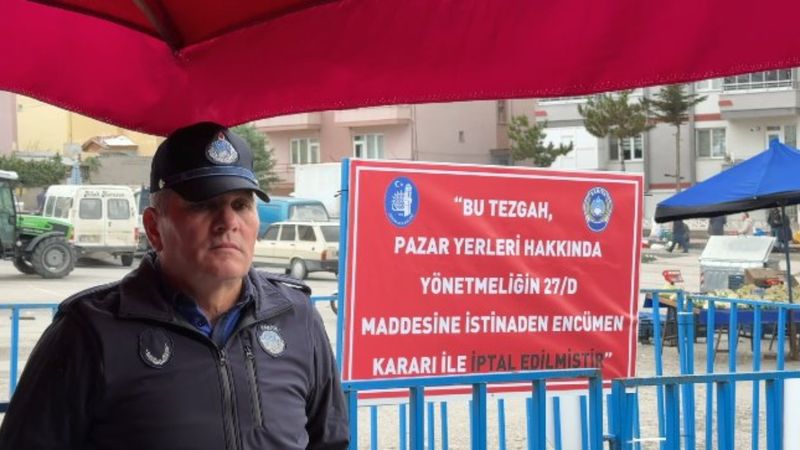 Çorum'da ürünleri çöpe döken 2 pazarcının yer tahsisi iptal edildi