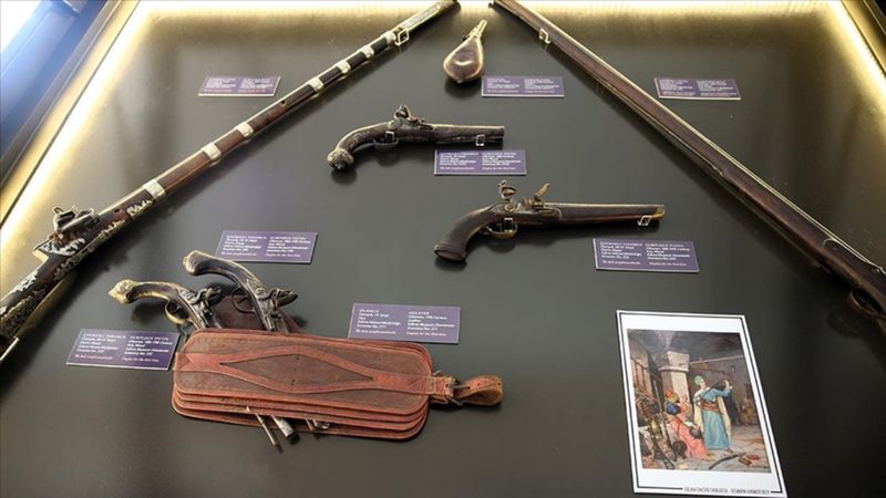 Edirne'deki silah teknolojisi sergisi silahların binlerce yıllık gelişimini yansıtıyor