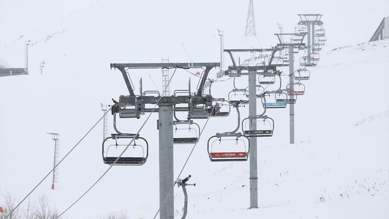 Palandöken'de kayak sezonu sona erdi