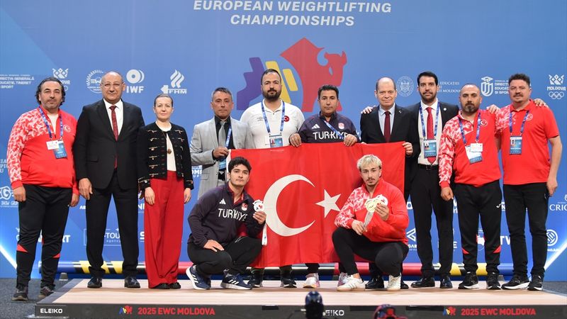 Milli haltercilerden Avrupa Şampiyonası'nda tarihi başarı