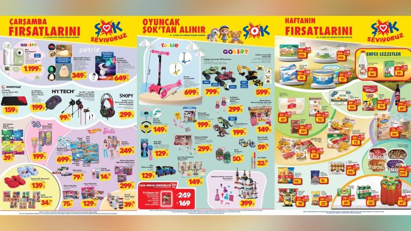 ŞOK’tan 23 Nisan’a özel stokluk fiyatlar: Çaykur çay, tereyağı, un, kahve…