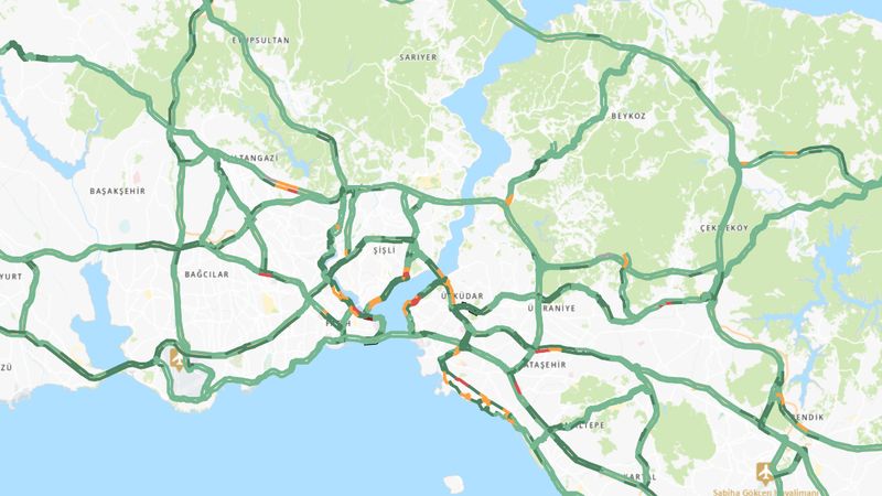 İstanbul'da yollar boş kaldı