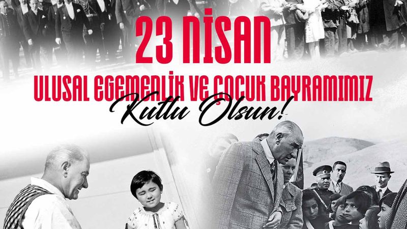 Spor camiasından 23 Nisan mesajları