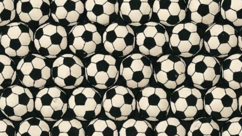IQ Testi: Bu Resimdeki Farklı Futbol Topunu 5 Saniyede Bulan, Dahi Sayılıyor
