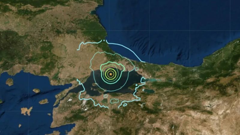 İstanbul'da 4,1 büyüklüğünde deprem