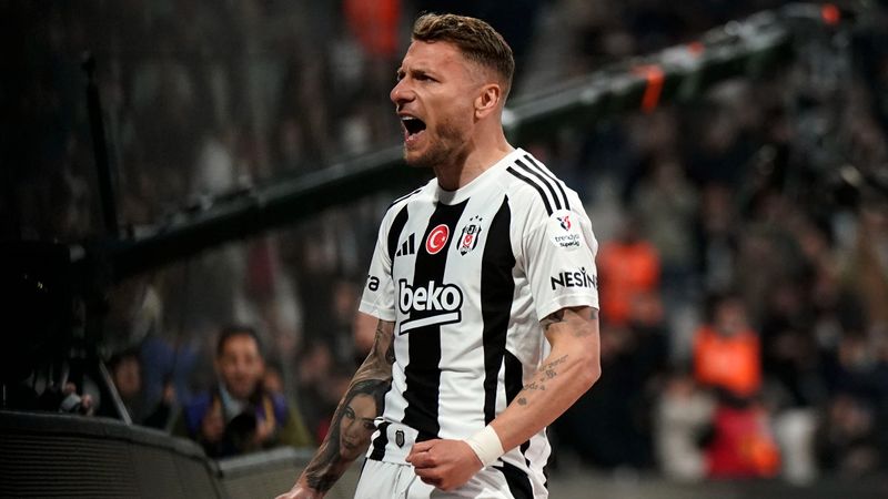 Ciro Immobile’den, Beşiktaş’ta ilk hat-trick