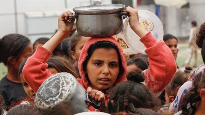 Gazze'de 65 binden fazla çocuk yetersiz beslenme nedeniyle hastanelere kaldırıldı