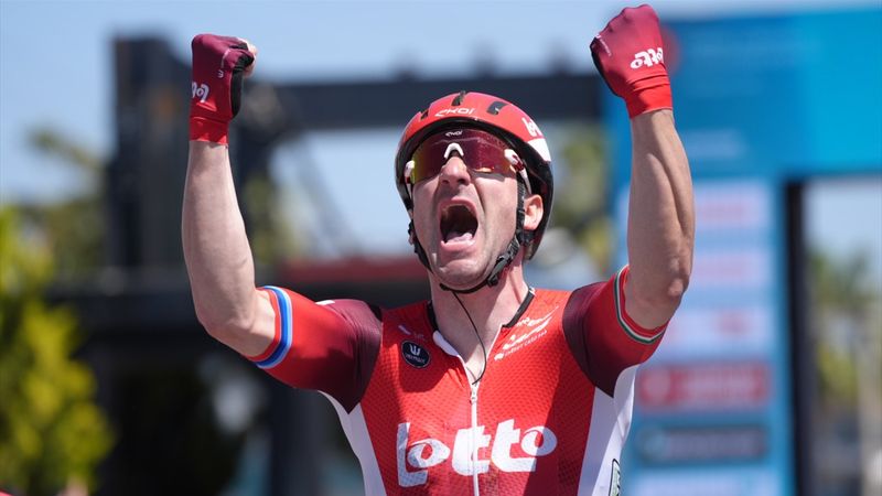 60. Cumhurbaşkanlığı Türkiye Bisiklet Turu'nda yedinci etabın galibi Elia Viviani