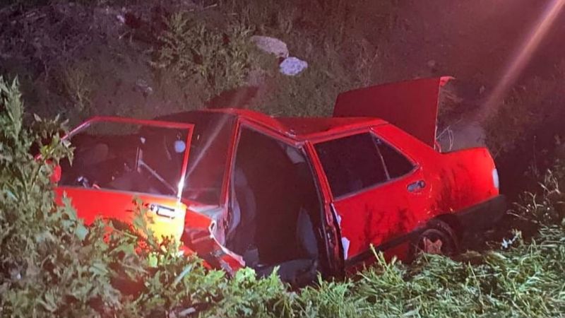 Ankara'da şarampole devrilen otomobilin sürücüsü öldü