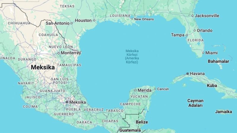 Meksika Devlet Başkanı Sheinbaum'dan Google'a 'Meksika Körfezi' davası