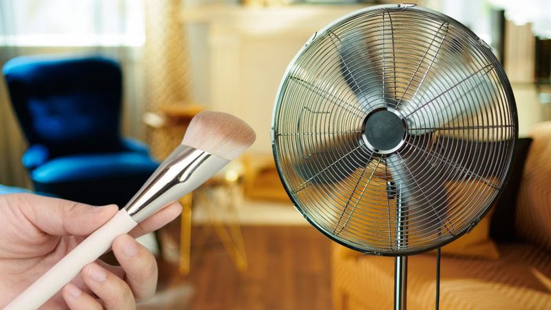 Makyaj fırçası yetiyor! Vantilatörün performansı katlanarak artıyor