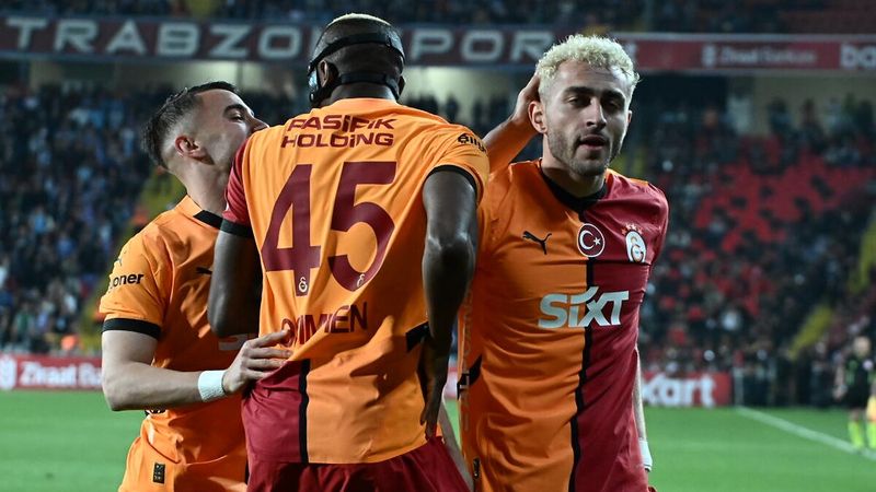 Galatasaray'da Osimhen, Yunus ve Barış büyüledi