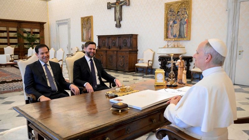 Papa 14. Leo, ABD Başkan Yardımcısı Vance ile görüştü