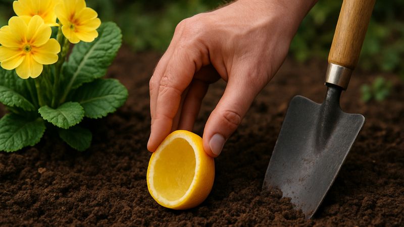 Saksıya da bahçeye de limon kabuğu gömün, çiçekleriniz nasıl coşuyor görün…