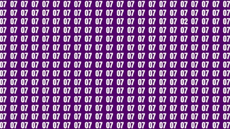 Göz bozan test: Resimdeki farklı sayıyı 7 saniyede bulanlar üstün zekalı sayılıyor