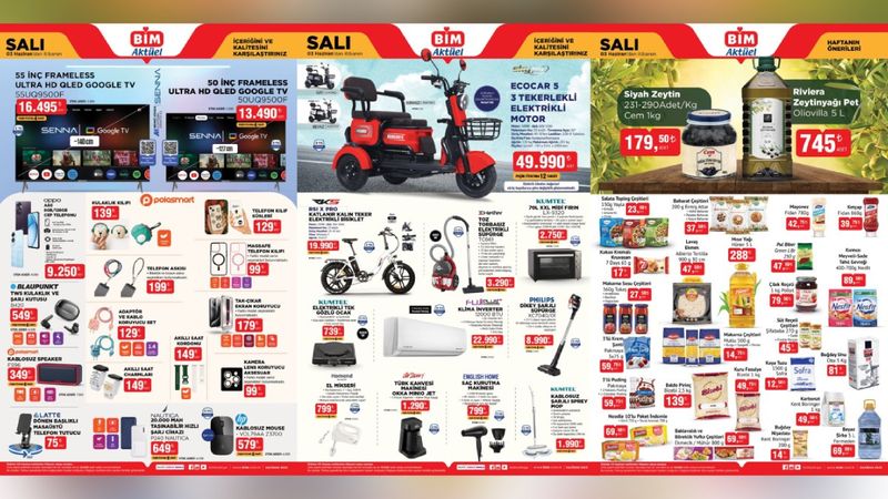 BİM’e üç tekerlekli motor geliyor! Üstelik faizsiz 12 taksit… BİM 3 Haziran Aktüel