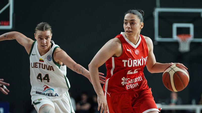 A Milli Kadın Basketbol Takımı, Litvanya'yı devirdi
