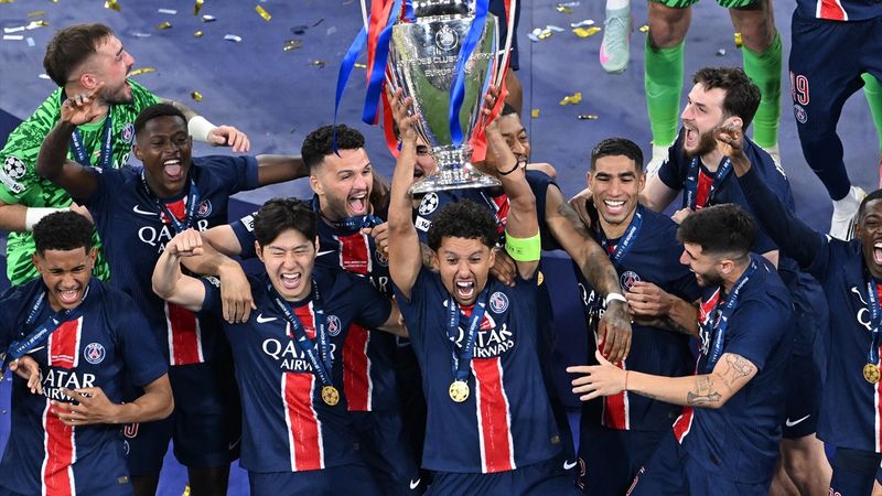 Inter'e fark atan PSG, Şampiyonlar Ligi'ni kazandı