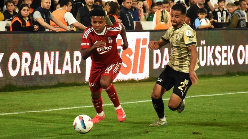 Bodrum FK'yı yenen Beşiktaş 3'üncülüğe tutunamadı