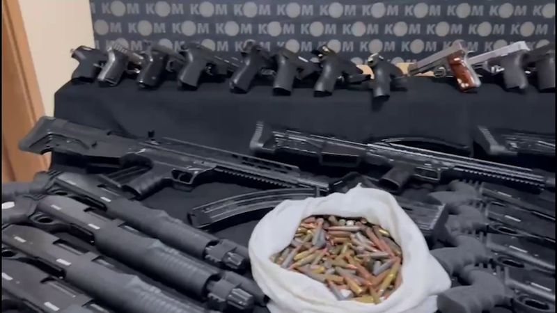 Hatay’da kaçakçılara operasyon: Silah ve mühimmat ele geçirildi