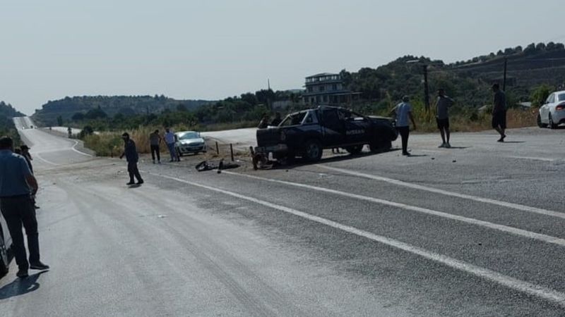 Aydın'da kamyonet takla attı: 1 ölü