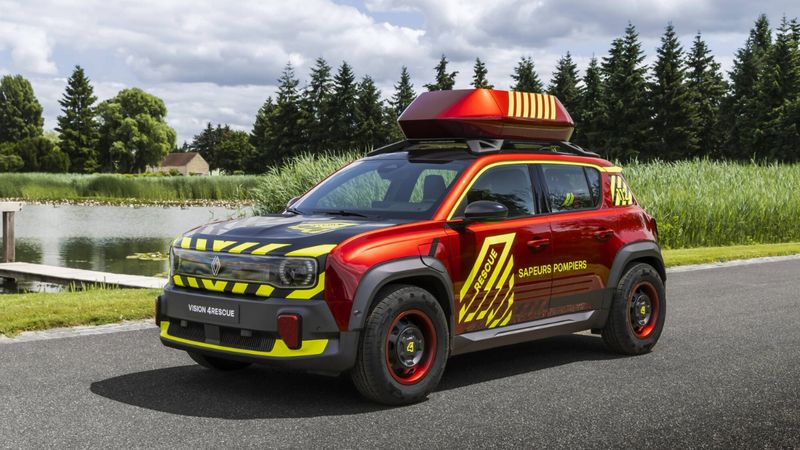 Renault'dan acil durumlar için yeni elektrikli araç: Vision 4rescue