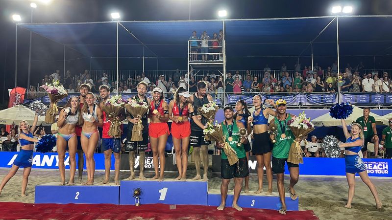Dünya Plaj Voleybolu Pro Tur'un Alanya etabı sona erdi