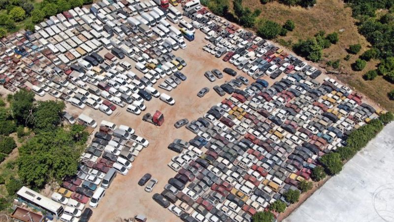 Hacizli araç kurnazlığı: Değerli parçaları söküp kendilerini ihbar ediyorlar