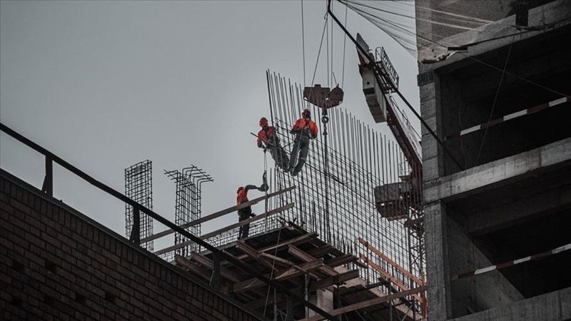 İnşaat üretim endeksi nisanda yıllık yüzde 9,5 arttı