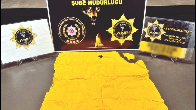 Afyonkarahisar'da otobüste uyuşturucu ele geçirildi