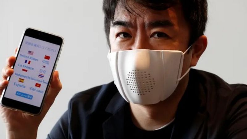 Çin'de gerçek zamanlı tercüme yapan maske üretildi