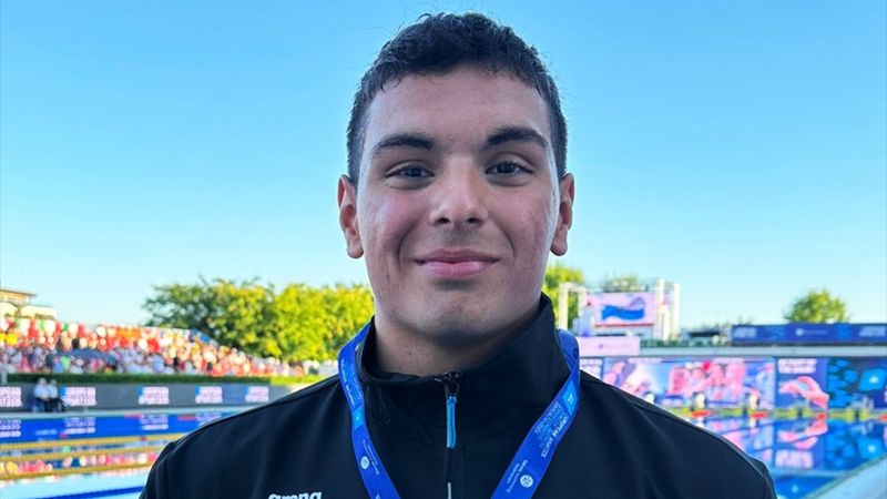 Milli yüzücü Nusrat Allahverdi, Avrupa şampiyonu