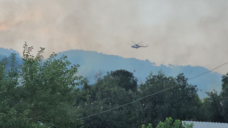 Hatay'daki orman yangını 2'nci gününde