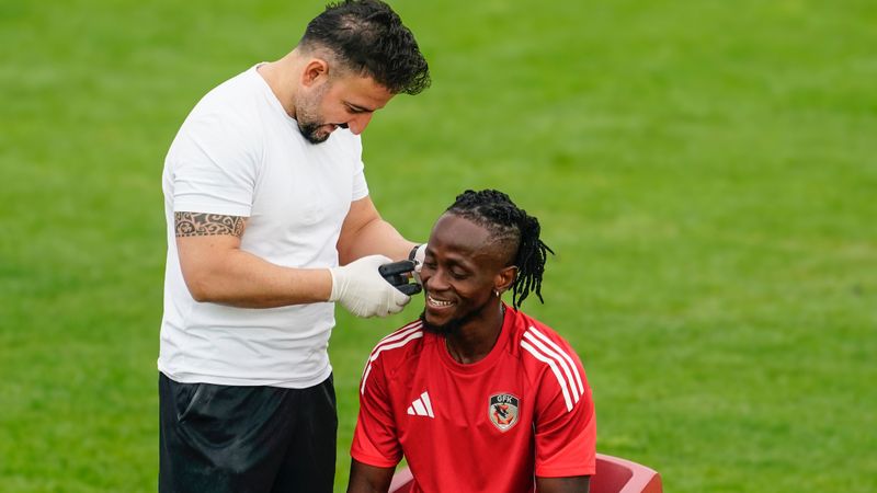 Gaziantep FK'lı oyuncular laktat testinden geçti