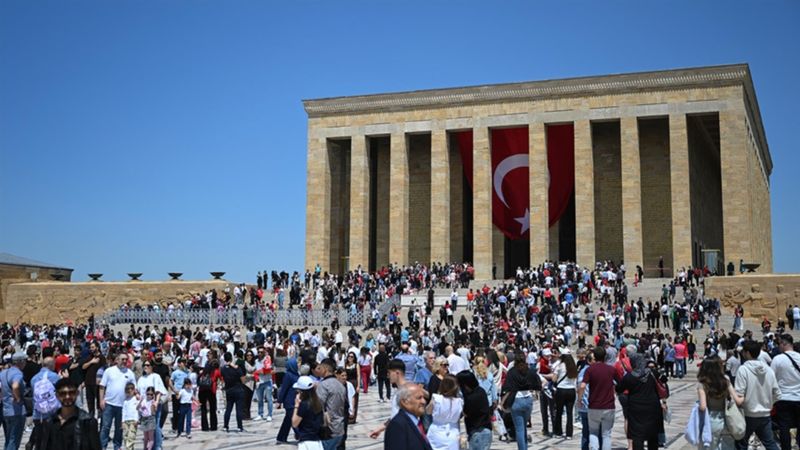 Anıtkabir, yılın ilk yarısında 2,5 milyondan fazla ziyaretçiyi ağırladı