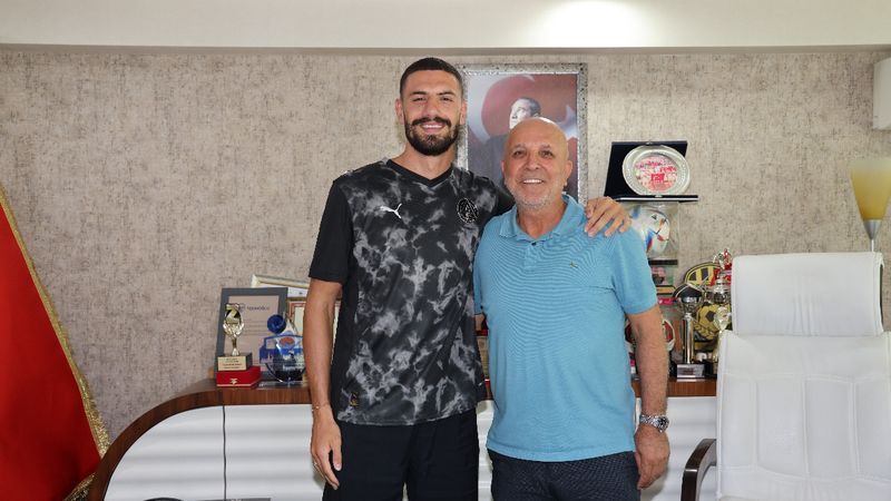 Melih Demiral, Alanyaspor Başkanı Hasan Çavuşoğlu ile hasret giderdi