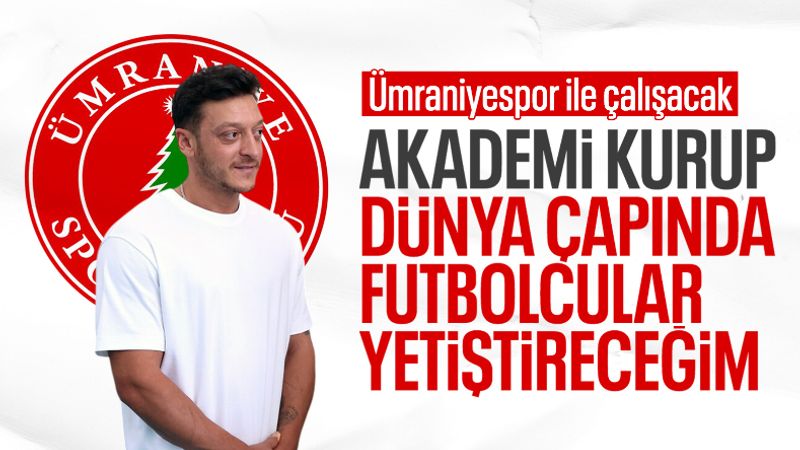 Mesut Özil, dünya çapında futbolcular yetiştirmeyi hedefliyor