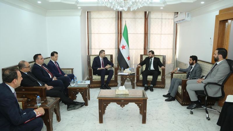 Cumhurbaşkanlığı İletişim Başkanlığı heyetinden, Suriye Enformasyon Bakanlığı'na ziyaret