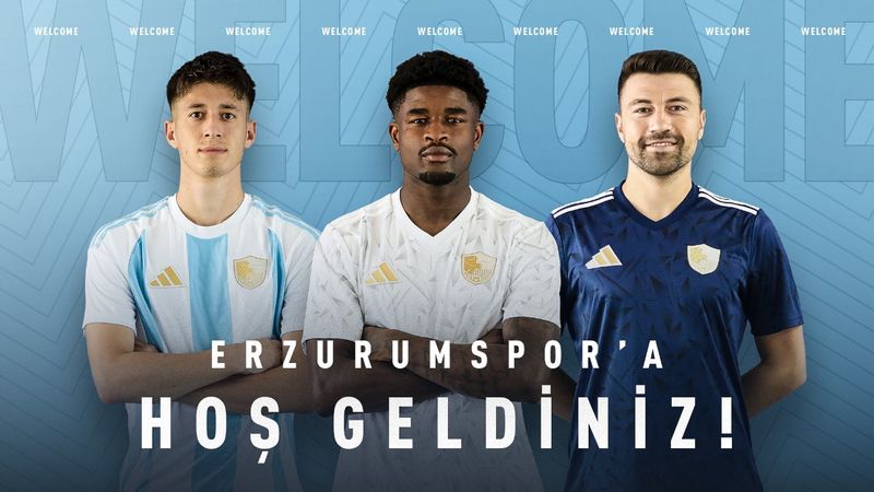 Erzurumspor FK'dan 3 takviye birden!