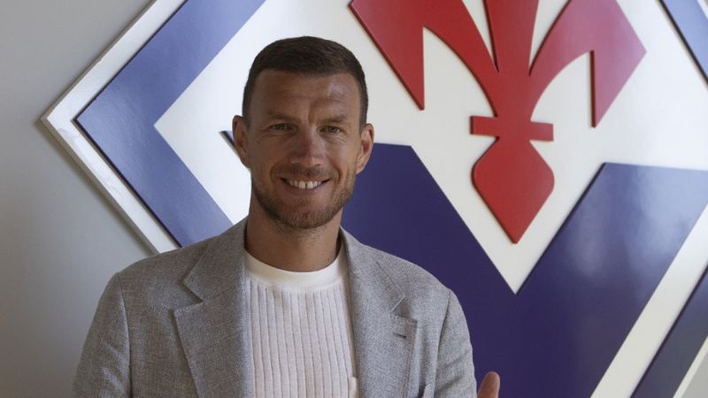 Fiorentina, Edin Dzeko'yu duyurdu