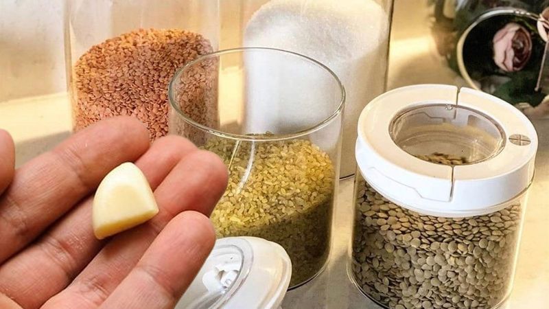 Ne böcek kalıyor ne bir şey! Bakliyat kavanozunun içine ondan atmak yetiyor